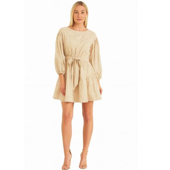Andamane Doina Mini Dress Small Tan NEW - Picture 1 of 9